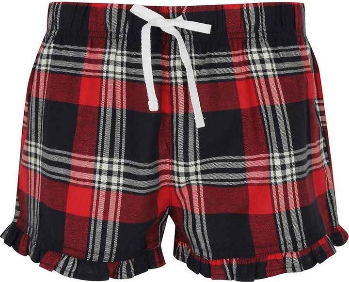 Actual product image Super Flying Model Womens/Ladies Tartan Frill Shorts (S)