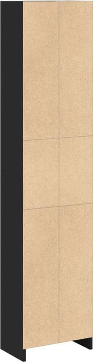 Produktbild VidaXL Bücherregal Standregal Büroregal Aktenregal Aufbewahrungsregal Schwarz (40 x 24 x 176 cm)