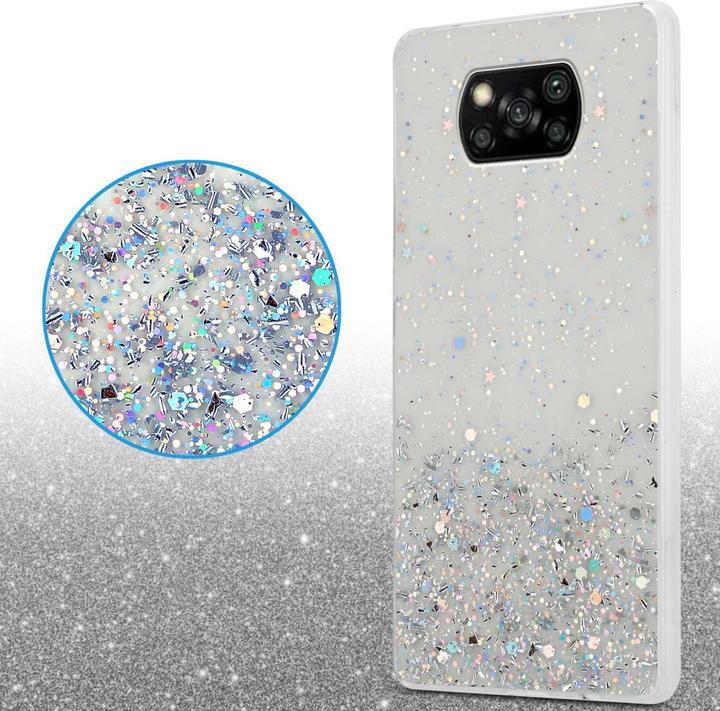 Produktbild Cadorabo TPU Hülle für Xiaomi POCO X3 NFC mit Glitzer (Xiaomi Poco X3 NFC)