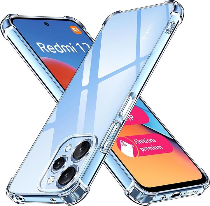 Immagine prodotto Techsuit - Shockproof Clear Silicone - Xiaomi Redmi 12 4G / 12 5G - Clear (Xiaomi Redmi 12 5G, Xiaomi Redmi 12)