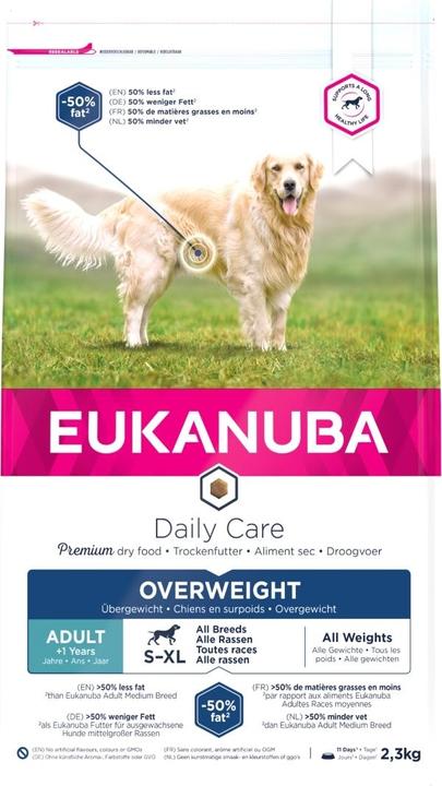 Image du produit Eukanuba Euk DailyCare poids excessif, stérilisé 2,3kg (Adulte, 2300 g)