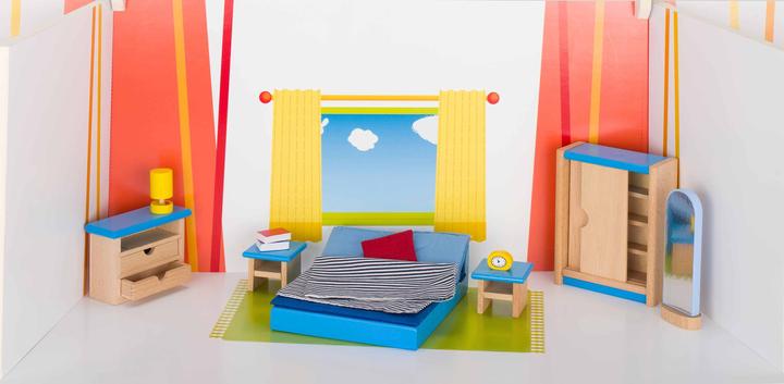 Produktbild Goki Puppe Haus Möbel Schlafzimmer