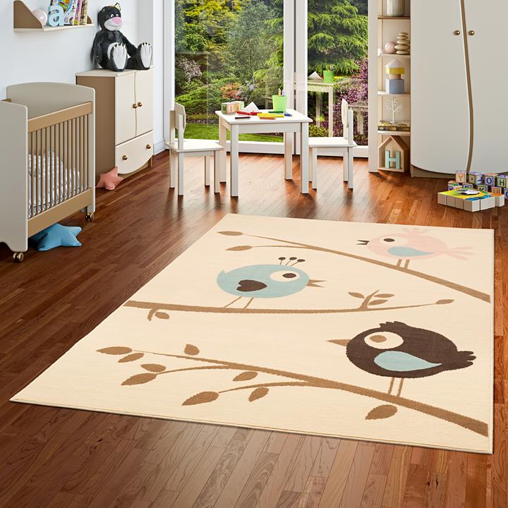 Image du produit Pergamon Tapis pour enfants Trendline Oiseaux (185 x 270 cm)