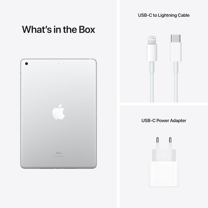 Actual product image Apple iPad 2021 (9. Gen) (WLAN only, 10.20", 64 GB, Silver)