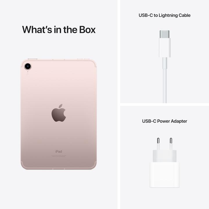 Immagine prodotto Apple iPad mini 2021 (6.Gen) (5G, 8.30", 256 GB, Pink)