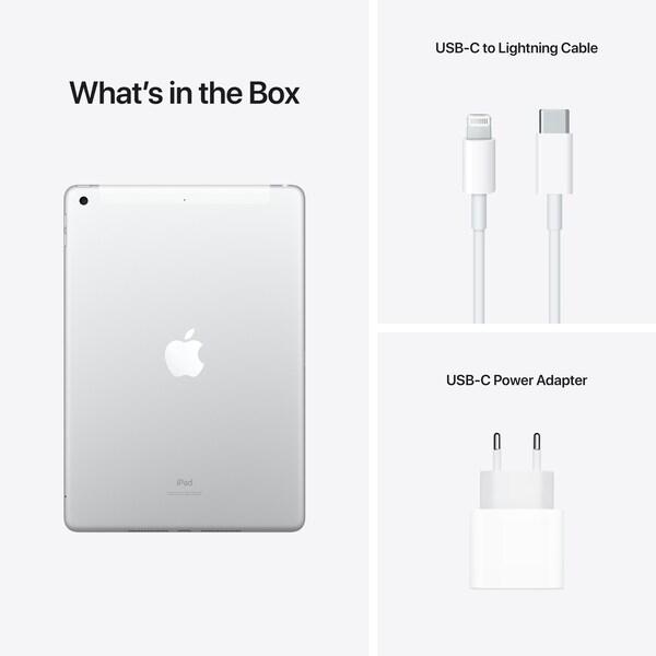 Actual product image Apple iPad 2021 (9. Gen) (4G, 10.20", 64 GB, Silver)