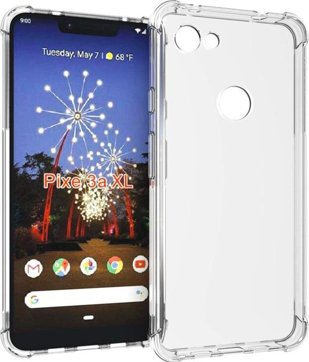Produktbild Screenguard Google Pixel 3a XL Hülle Crystal Soft Airbag Bumper (Google Pixel 3a XL)