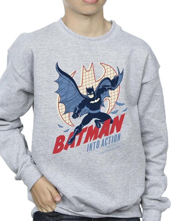 Produktbild Batman Into Action Sweatshirt Jungen (140, 146)