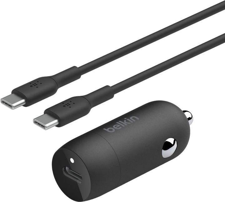 Belkin 30W CAR CHARGER USBC-C 1M BLK