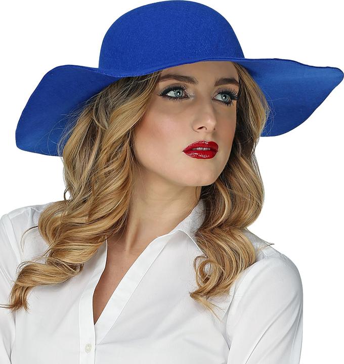 Produktbild Widmann 70er Jahre Schlapphut blau für Damen