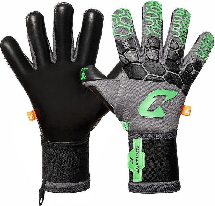 Actual product image Catch & Keep Goalie Gloves Football Gloves Goalkeeper Gloves Keeper Gloves (8)