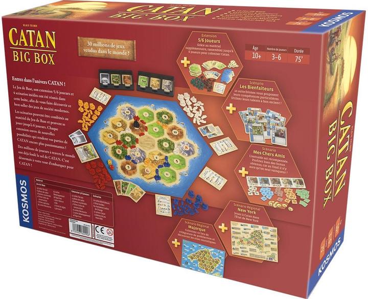 Actual product image Kosmos Catan Big Box (French)