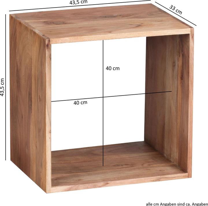 Actual product image Wohnling Mumbai (43.5 x 33 x 43.5 cm)