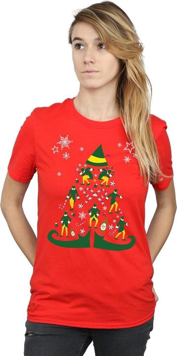 Immagine prodotto Elf Christmas Tree Maglietta Ampia Donna (S)