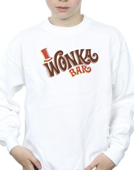 Actual product image Willy Wonka & the Chocolate Factory Boys Bar Logo Sweatshirt (104)