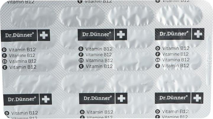 Immagine prodotto Dr. Dünner Vitamina B12 (40 Pezzo/i, Pillole, 35 g)