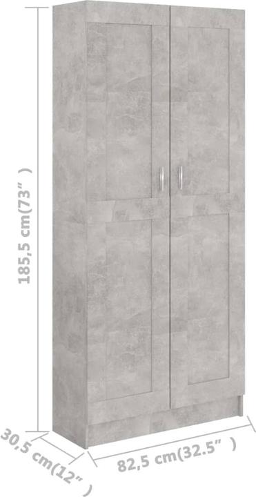 Image du produit VidaXL Bücherregal (82,5 x 30,5 x 185,5 cm)