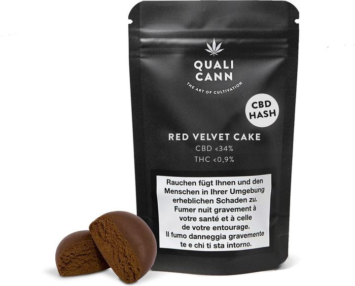 Actual product image Genuine Swiss Qualicann Red Velvet Cake (Red Lebanese) (8.90 g, Indoor)