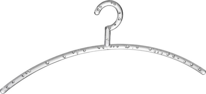 Actual product image Wenko 15 hangers Bubble transparent (15 x)