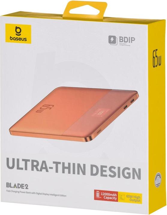 Productafbeelding Baseus Blade2 serie snellaad Powerbank 65W 12000mAh (12000 mAh, 65 W)