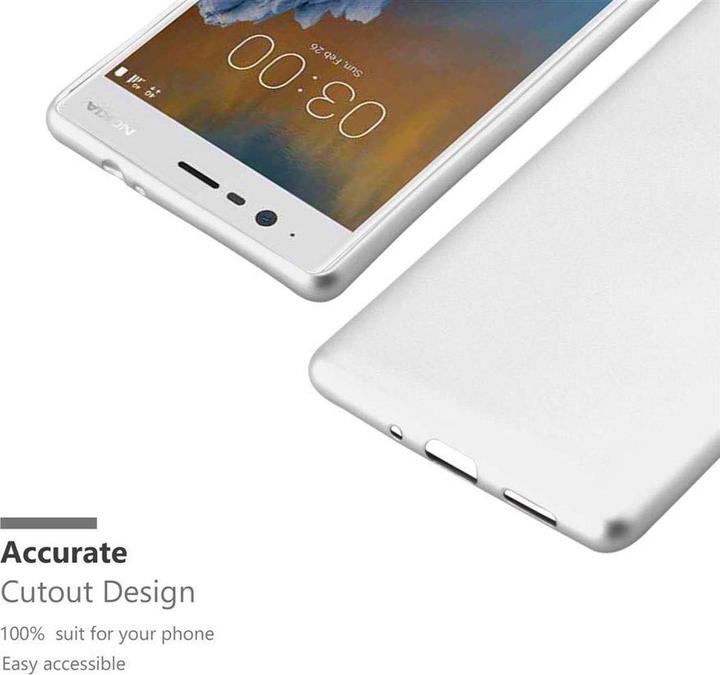 Actual product image Cadorabo TPU Matt Metallic Cover (Samsung Galaxy J3 2017 (US version))