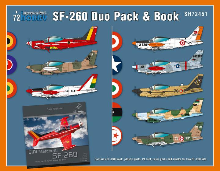 Immagine prodotto Special Hobby SIAI-Marchetti SF-260 Duo Pack & Book