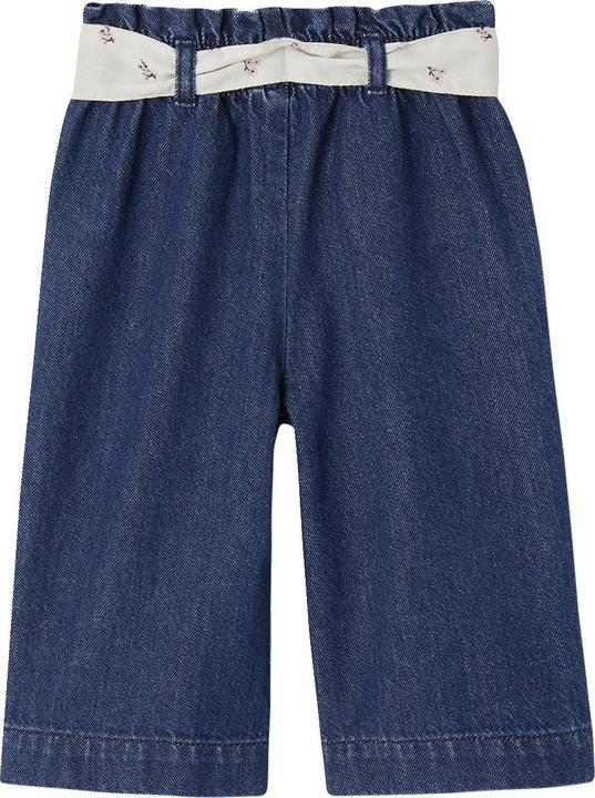 Image du produit Vertbaudet Jeans bébé large avec ceinture en tissu (68)