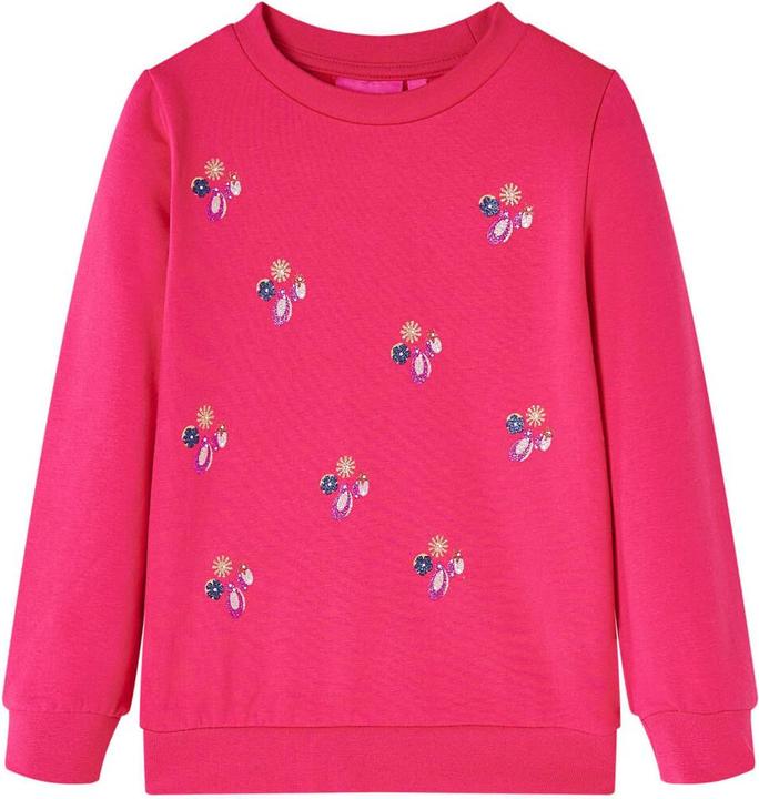 Immagine prodotto VidaXL Felpa da bambino rosa brillante 104,Materiale: 95 % cotone. 5 (104)
