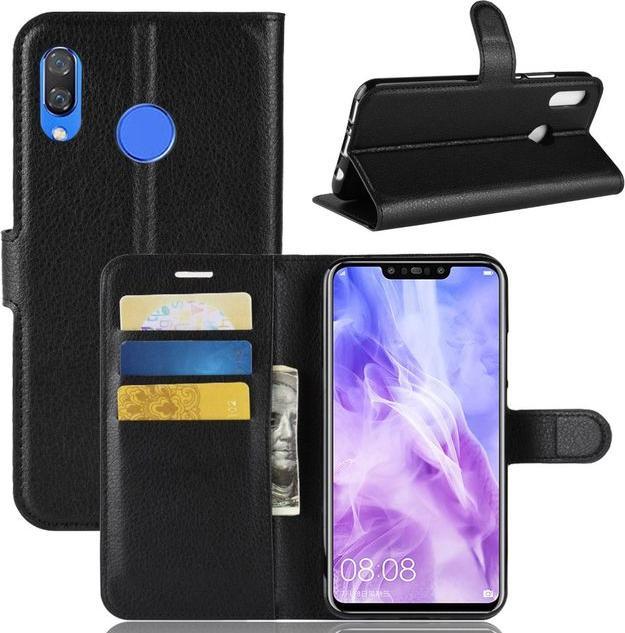 Actual product image MU Classic Litchi Leather Bookcover Series (Huawei P Smart+)