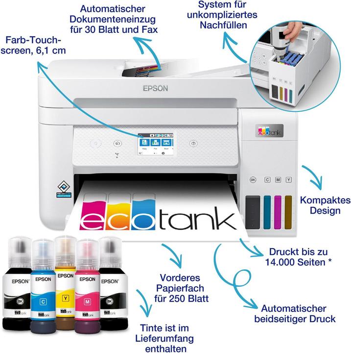 Produktbild Epson EcoTank ET-4856 (Tintentank, Farbe)