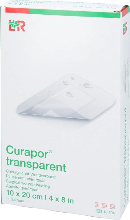 Image du produit Curapor Pansement 10x20cm transparent (25 x)