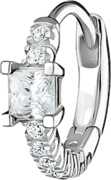 Thomas Sabo Einzel Creole mit Weissen Steinen Silber (925 Sterlingsilber)