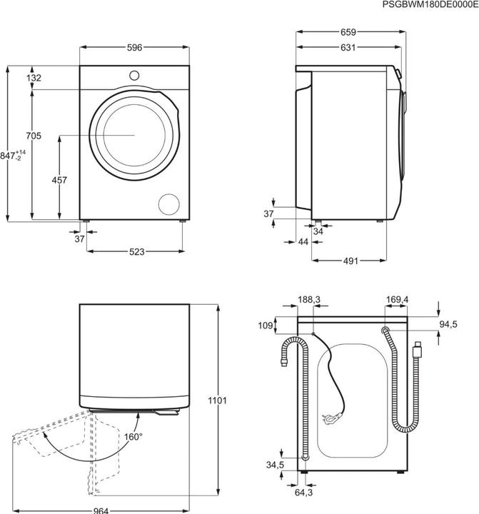 Image du produit Zanussi Machine à laver (9 kg, Gauche)