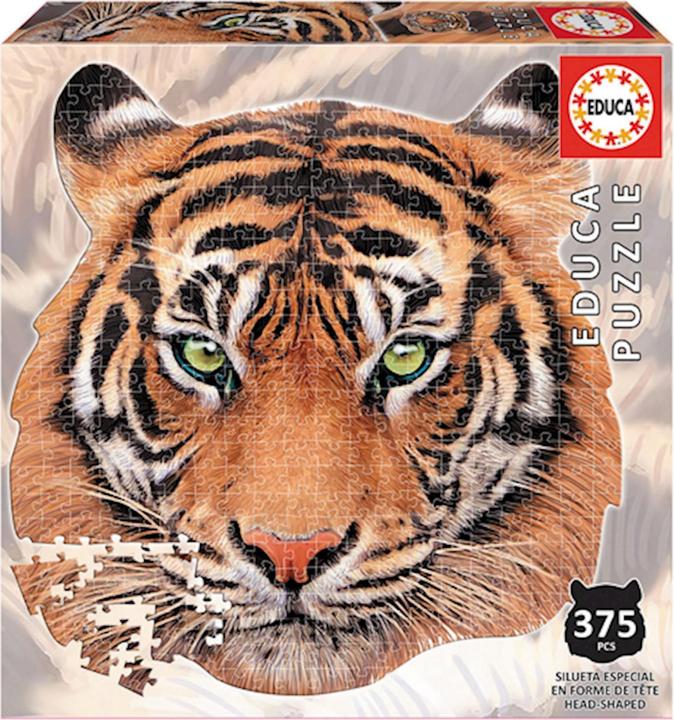 Produktbild Educa Shape Puzzle Tiger face 400 Teile (375 Teile)