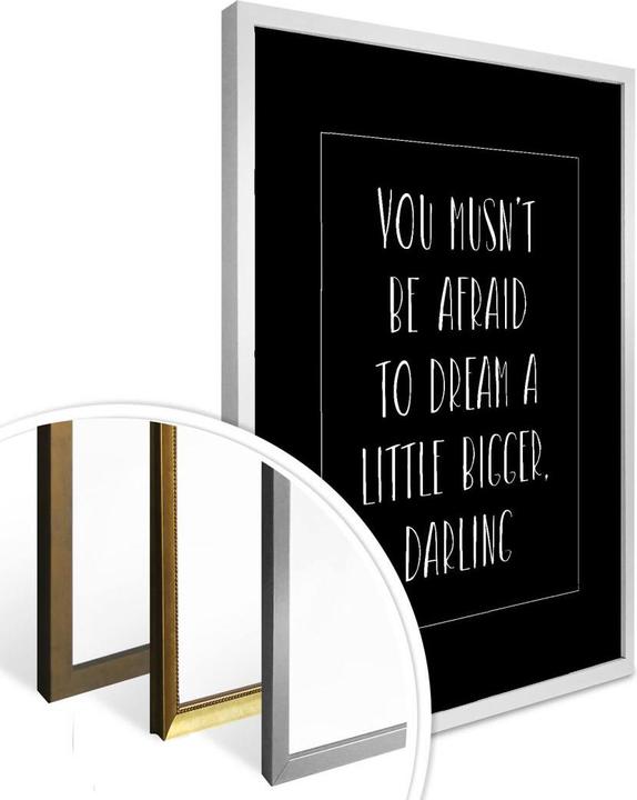 Actual product image Trenddeko You musn't be afraid (100 x 120 cm)