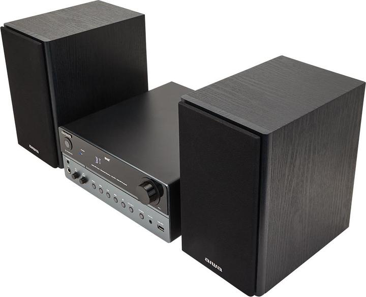Productafbeelding Aiwa MSBTU-700 mikrojärjestelmä, hopea (Bluetooth, CD Speler, 1x 25 W)