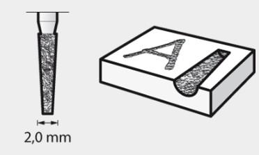 Produktbild Dremel Diamantbestückte Fräser Ø 2,0 mm (2 Stück)