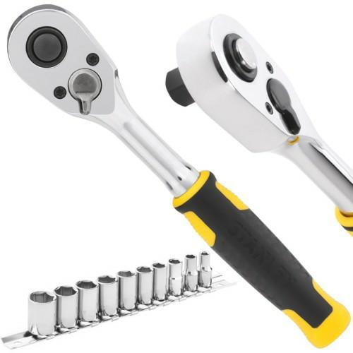 Actual product image Stanley ST.ZESTAW GRZECHOTKA 1/4" I AKCESORIA 11SZT. 72T