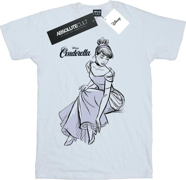 Disney Cinderella Slipper Sketch TShirt (XXL)