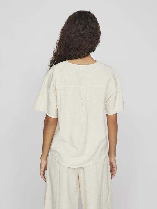 Actual product image Vila V-neck top with short sleeves (40)