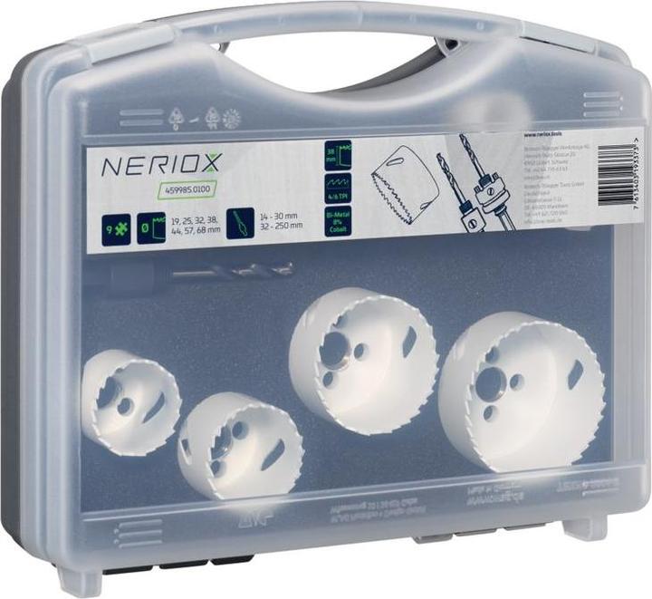 Immagine prodotto Neriox Set di seghe a tazza HLK / Allround (19, 25, 32, 38, 44, 57, 68 mm)