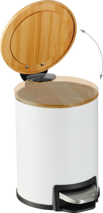 Image du produit Relaxdays Poubelle-salle-bain (3 l)
