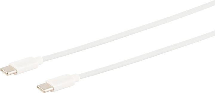 Immagine prodotto S-Impuls Set di 3 cavi di ricarica rapida da USB-C a USB-C, bianco, 0,5 m (0.50 m, USB 3.2 Gen 1)
