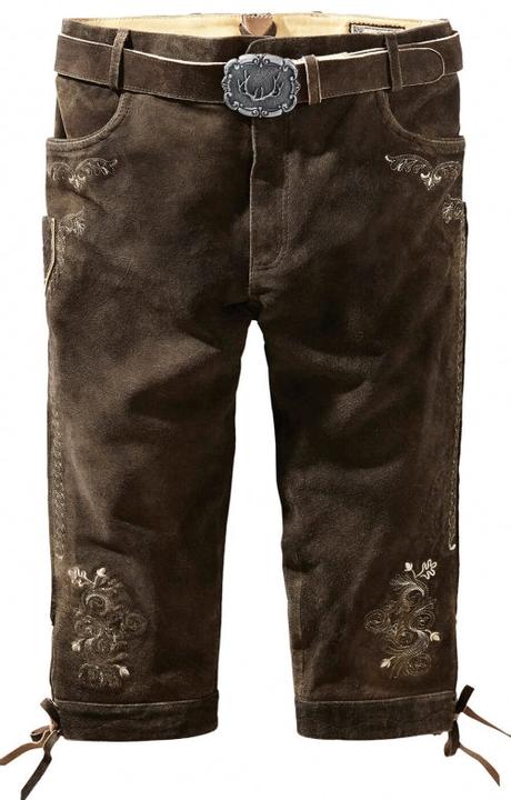 Produktbild Stockerpoint Lederhose Kniebund incl. Gürtel SIGMAR4 bison gespeckt (58)