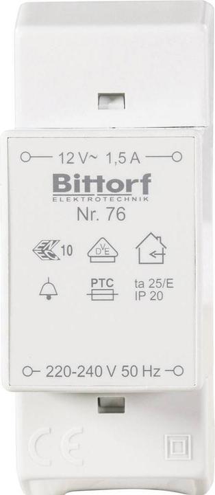Produktbild Bittorf Klingel-Transformator 12 V/AC