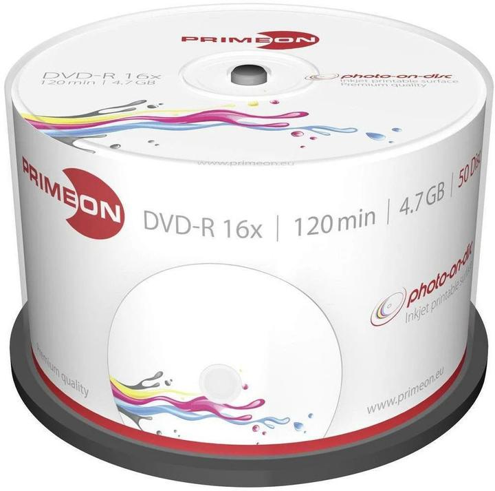Produktbild Primeon DVD-R 50er Spindel (50 x)