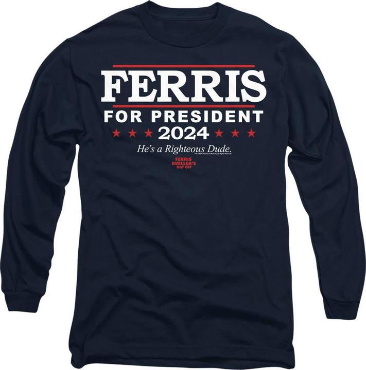 Image du produit Ferris Bueller´s Day Off Ferris Bueller's Day Off - T-shirt FERRIS FOR PRESIDENT - Adulte (L)