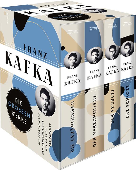Actual product image Franz Kafka, Die grossen Werke (Die Erzählungen - Der Verschollene - Der Prozess - Das Schloss) (4 (German, Franz Kafka, 2024)