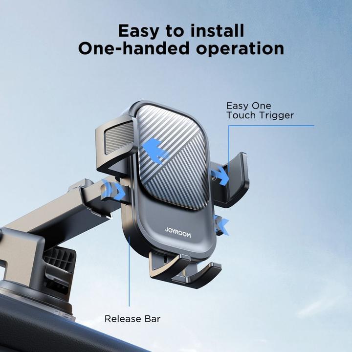 Image du produit Joyroom Support téléphone de voiture JR-OK6 sur le tableau de bord - noir