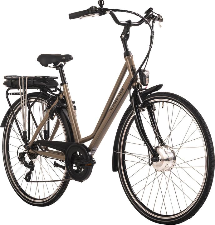 Actual product image Hollandia Women's e-city bike 28" Optima Basic Brown 7 gears (50 cm)